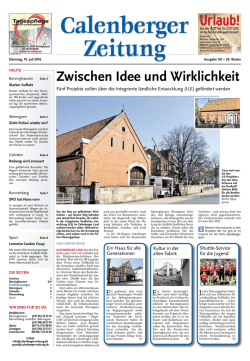 Zwischen Idee und Wirklichkeit