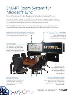SMART Room System™ für Microsoft® Lync
