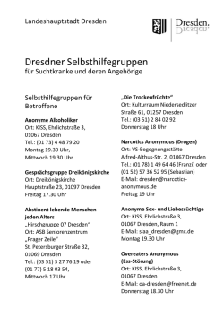 Dresdner Selbsthilfegruppen