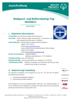 Ausschreibung Radsport- und Rollerskating-Tag Walldürn