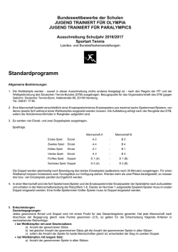 JtfO-Tennis - Niedersachsen