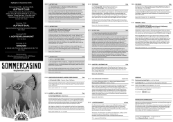 Monatsprogramm September 2016