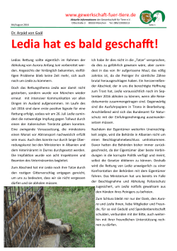 Ledia hat es bald geschafft!