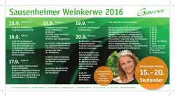 Sausenheimer Weinkerwe 2016