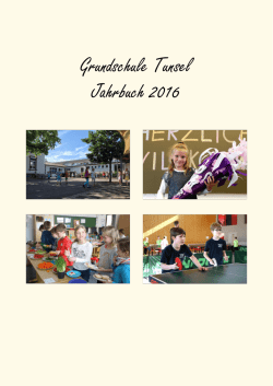 Grundschule Tunsel Jahrbuch 2016