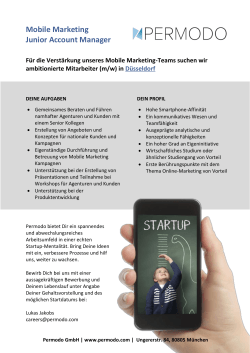 Mobile Marketing Junior Account Manager