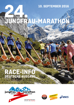 Race-Info 2016 - Jungfrau Marathon