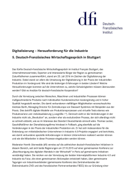 Digitalisierung &ndash; Herausforderung f&uuml;r die Industrie 5. Deutsch