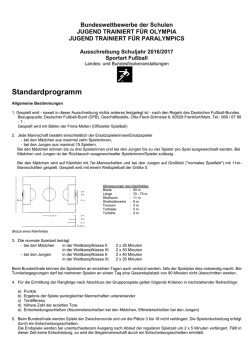 JtfO-Fu&szlig;ball - Niedersachsen