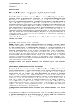 Diesen Artikel drucken - Psychotherapie
