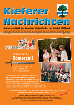 Römerzeit - Kiefersfelden