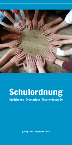 Schulordnung - Gymnasium Köln