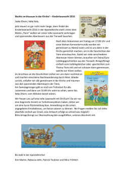 Einladung - PDF - Ev Kirche Nied