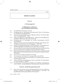 Inhaltsverzeichnis - Deutscher Apotheker Verlag