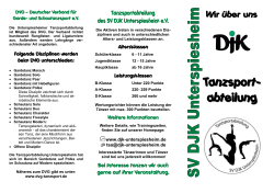 Info-Flyer TSA - SV DJK Unterspiesheim