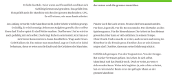 der mann und die grosse maschine.