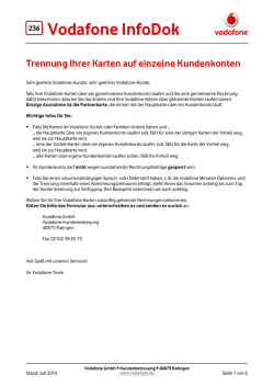 InfoDok 236: Trennung Ihrer Karten auf einzelne