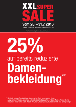 in Ihrer Filiale und online auf galeria