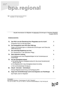 Inhaltsverzeichnis 75. Das PSG II und die &Uuml;berleitung Ihrer