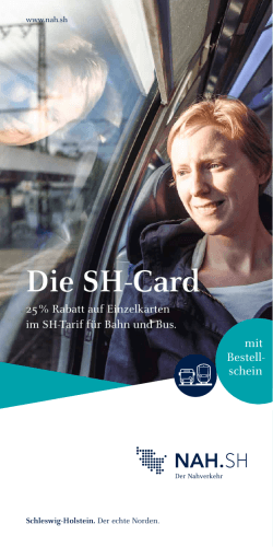 Bestellschein für die SH-Card