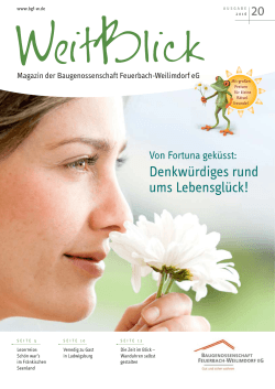 Mieterzeitschrift - Baugenossenschaft Feuerbach