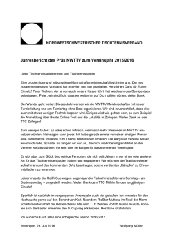 Jahresbericht Pr&auml;sident 15_16