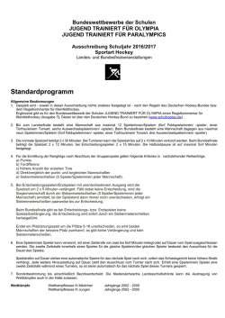 JtfO-Hockey - Niedersachsen