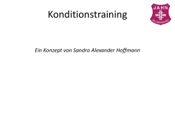 Konditionstraining ()