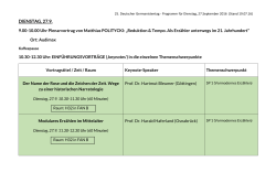 dienstag, 27.9. - Deutscher Germanistenverband