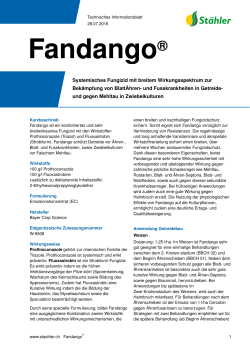 Fandango - Stähler Suisse SA