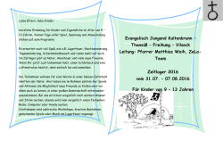 Informationsblatt