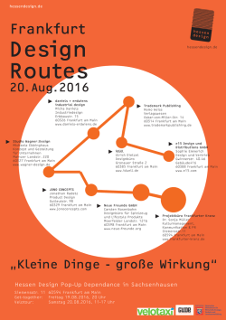 Hessen Design Pop-Up Dependance in Sachsenhausen