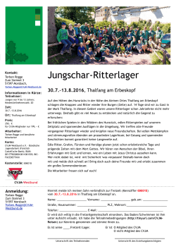 Jungschar-Ritterlager - CVJM