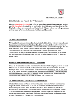 Juli - TV Stammheim