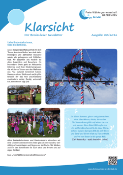 Entwurf Newsletter 2016