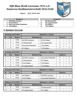 DJK Blau-Wei&szlig; Lavesum 1931 e - Stadtsportverband Haltern am