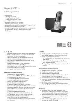 Gigaset S8102.0 - telefonanlage-shop.de Die Aastra
