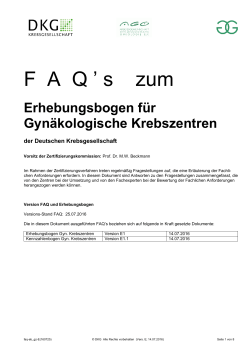 FAQ - OnkoZert