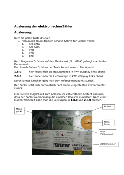 Produktbeschreibung Elster AS-1440 (Kurzfassung)