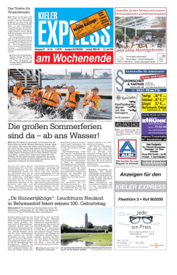 am Wochenende - MADSACK ONLINE GmbH