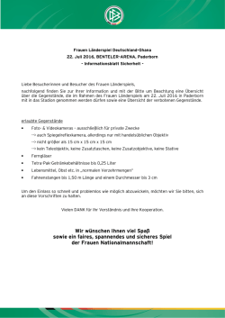 Informationsblatt Sicherheit Frauen LSP Paderborn