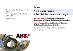 Frauen und die Altersvorsorge