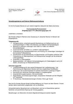 Fachassistentin/Fachassistent für die