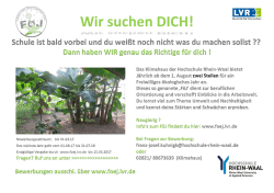 hsrw_foej_aushang_2017 - Hochschule Rhein-Waal