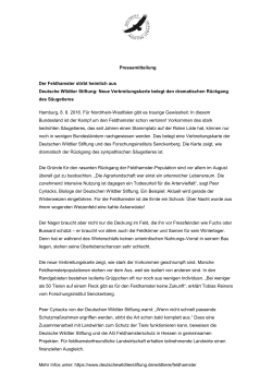 Feldhamster-Vorkommen in Deutschland mit Verbreitungskarte