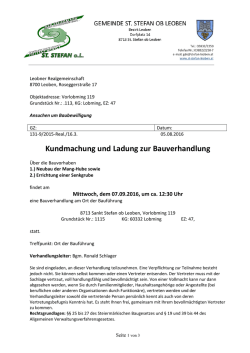 Grd.Stk. Nr. 1115, KG 60332 Lobming