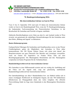Pressetext Bundesgartenbautagung 2016