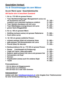 Goschd&uuml;m-Verkauf Vo dr &Auml;inzelmassgge bis - Basel