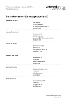 InstruktorInnen-Liste (alphabetisch)