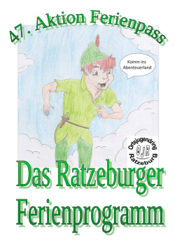 Hier kann das Ratzeburger Ferienprogramm als pdf